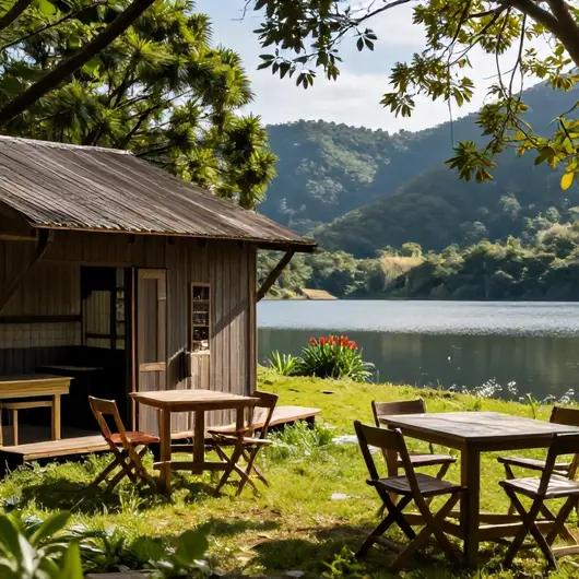 Choupana do Lago: Um Refúgio de Natureza e Conforto