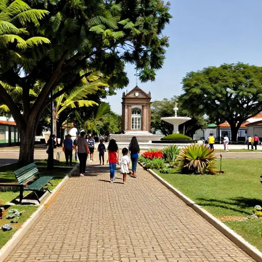 Descubra a Orla em frente a praça da Matriz