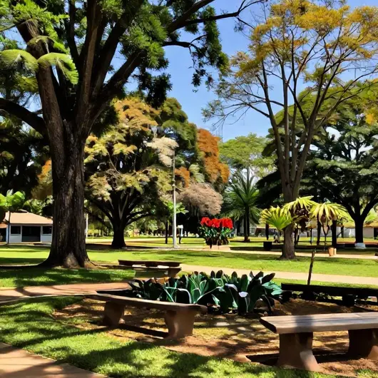 Descubra a Praça dos Bosques dos Pioneiros