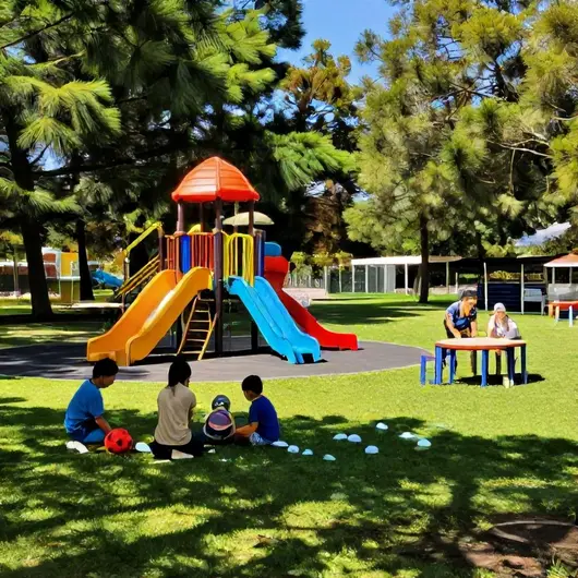 Divirta-se no Parque Infantil