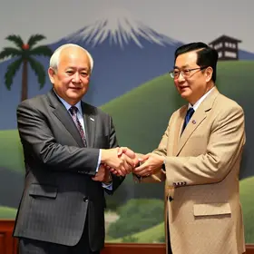 Prefeito de Palmas recebe embaixador do Japão em pauta de cooperação internacional Prefeito de Palmas recebe embaixador do Japão em pauta de cooperação internacional