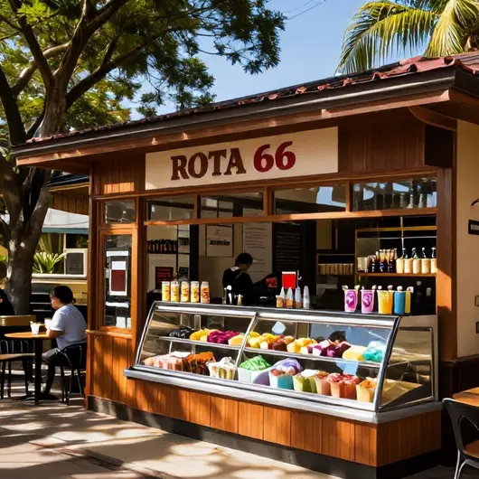 Sorveteria ROTA 66: Uma Parada Refrescante em Palmas Sorveteria ROTA 66: Uma Parada Refrescante em Palmas